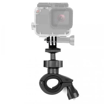 Крепление на вел руль для экшн-камер GoPro Hero DJI Action Insta360 Ace SJCAM EKEN и 1/4″, держатель 18–28 мм с шарнирной головкой (32692)