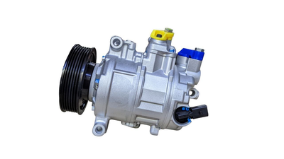 Компрессор кондиционера VW Caddy III 04-15, Audi A3 12-22, Skoda Octavia A5 04-13 MSG Rebuilding 437100-8210 (1K0820808A, 1K0820808AX, 1K0820859H)