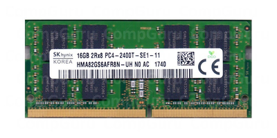 Оперативна пам'ять для ноутбука Hynix DDR4 16GB 2400MHz SO-DIMM 2Rx8 PC4-2400T Ref (HMA82GS6AFR8N-UH)