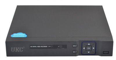 Відеореєстратори для систем відеоспостереження UKC Digital Video Recorder AHD 1208 8 каналів (5451)