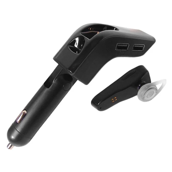 Автомобильный трансмиттер MHZ FM MOD. V9 BT + Earphone Fm модулятор для Автомобиля с гарнитурой (3117)