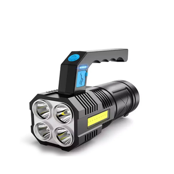 Акумуляторний світлодіодний ліхтарик переносний з ручкою TORCH LF-S09 із зарядкою від USB водонепроникний (7110)