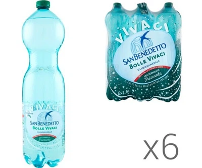 Упаковка минеральной слабогазированной воды San Benedetto Still ПЭТ 6 шт х 1,5 л