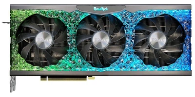 Видеокарта Palit RTX 3070 8Gb GameRock (NE63070019P2-1040G) (GDDR6, 256 bit, PCI-E v4.0) Б/у