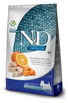 Сухой корм Farmina (Фармина) N&D OCEAN DOG COD, PUMPKIN & ORANGE ADULT MINI - 7 кг