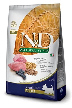 Сухой корм Farmina (Фармина) N & D Low Grain Dog Lamb and Blueberry Adult Mini-800гр