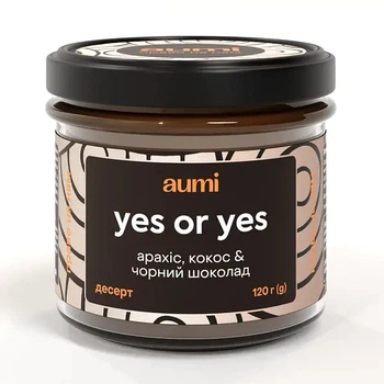 Десерт "Yes or Yes" арахисово-шоколадный AUMi 120 г