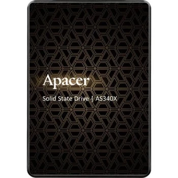 Твердотельный накопитель SSD 120Gb, Apacer AS340X, SATA3, 2.5" (AP120GAS340XC-1)