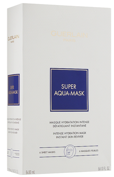 Maseczka w płachcie Guerlain Super Aqua 6 x 30 ml (3346470615458)