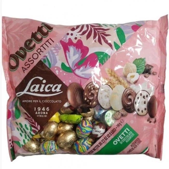 Конфеты Laica Ovetti Assortiti шоколадные яйца 1 кг