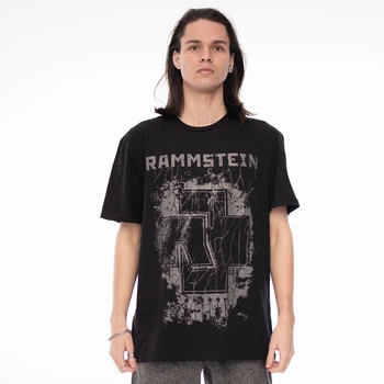 Футболка унісекс Rammstein (Sechs Herzen Die Brennen) L чорний