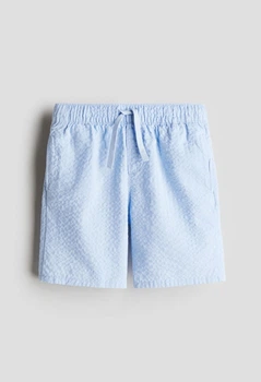 Дитячі муслінові шорти для хлопчика H&M 140 см Блакитний (25063002I)