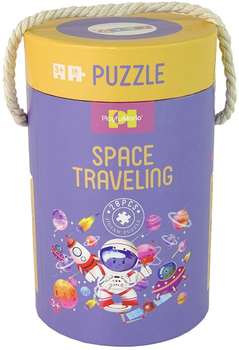 Puzzle w tubie Lean Toys Kosmos 28 elementów 14150 (5905679070338)