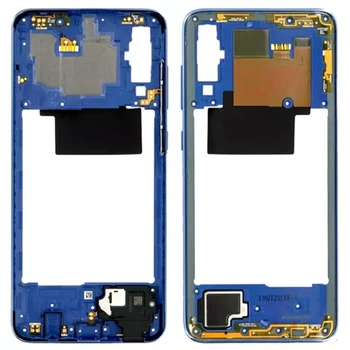 Рамка корпуса для Samsung A70 2019 A705F (синяя)