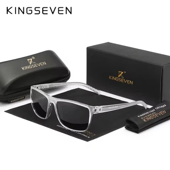 Мужские поляризационные солнцезащитные очки KINGSEVEN LC755 Clear Gray