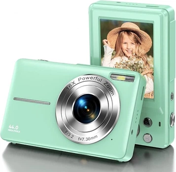 Фотоаппарат DPFIHRGO DC403 44Мп / CMOS / 16Х зум / Бирюзовый Б/В