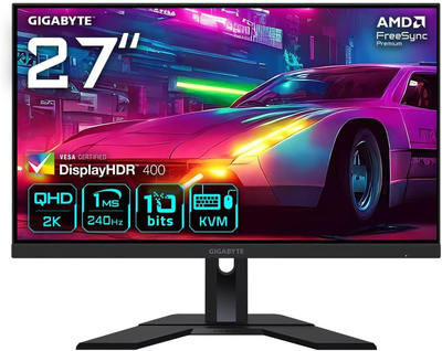 Монітор 27" GIGABYTE M27Q X 2K IPS 240 Гц Б/В