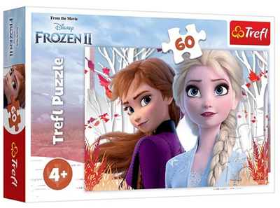 Puzzle Trefl Kraina Lodu 2 Zaczarowany świat Anny i Elsy 60 elementów 17333 (5900511173338)