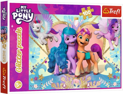 Puzzle Trefl Glitter My Little Pony Błyszczące kucyki 100 elementów 14831 (5900511148312)
