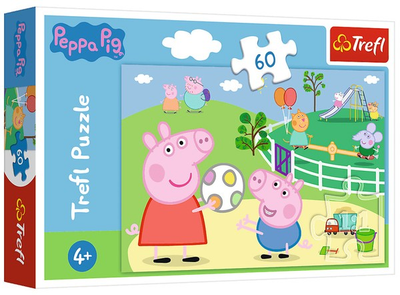 Puzzle Trefl Zabawy w gronie przyjaciół Peppa Pig 60 elementów 17356 (5900511173567)