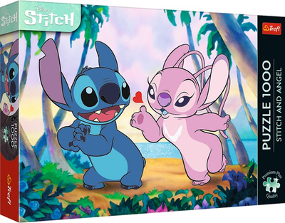 Puzzle Trefl Premium Plus Stitch and Angel 1000 elementów 12079 (5900511120790)