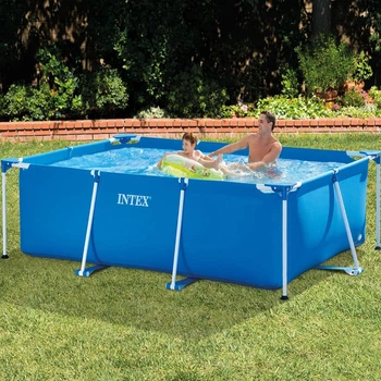 Каркасный бассейн Intex 28272 300×200×75 см, прямоугольный, семейный, ПВХ, сборный