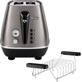Тостер Delonghi CTIN2103.TB Титаново-чорний