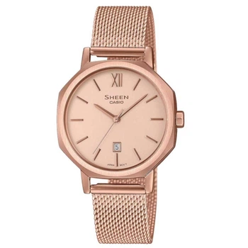 Жіночий Класичний Японський Кварцовий Годинник CASIO SHE-4554PGM-4AUEF
