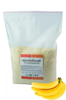 Протеїн американський з молочної сироватки Leprino Foods WPC 80 в порошку 1 кг Банан (33-126-WPS80-B-1)