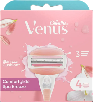 Zestaw wkładów do maszynek Venus Spa Breeze 4 szt (ZES8001090598561)
