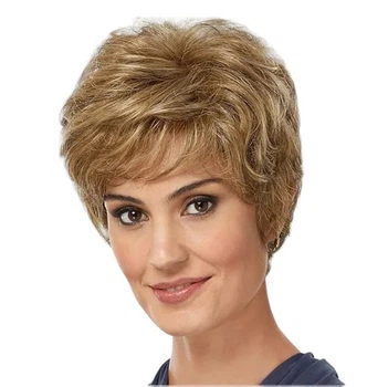 Парик короткий золотистый блондин, термоволокно HAIRJOY