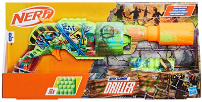 Wyrzutnia Hasbro Nerf Zombie Driller + 16 Strzałek F8960 (5010996223661)