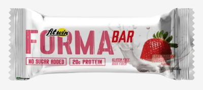 Батончик FORMA BAR, БЕЗ САХАРА клубничный йогурт 60 г 33%