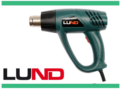 Фен технічний мережевий LUND 750/ 1500 Вт 2 температурні режими- 300/ 500 °C (79324)