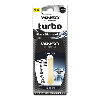 Освежитель воздуха Winso Turbo Black Diamond с капсулой жидкий ароматизатор для авто дома и офиса (1LO-TH_11C)