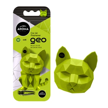 Ароматизатор Aroma Car Geo Cat Green Matisse Morning сухой освежитель воздуха для автомобиля аромат для салона (LI-D_22-O)