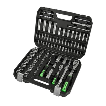Профессиональный набор инструментов в кейсе Winso Pro 1/2", 1/4" 72 T, CR-V, 94ед. 924094