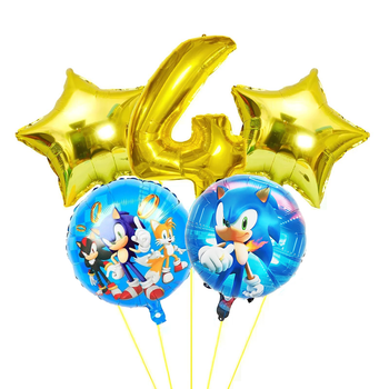 Фонтан Из Шаров Sonic Соник Со Звездами Золото