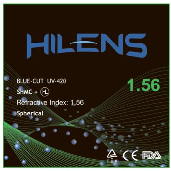 Линза для очков Hilens 1.56 Blue-Cut для работы с цифровыми носителями