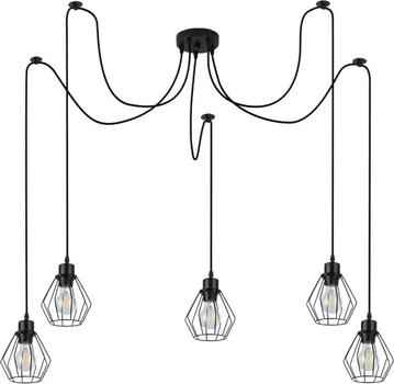 Підвісна люстра DPM SL-3963 5 x E27 Black (5906881230985)
