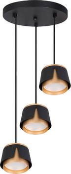 Підвісна люстра DPM SL-IK259B 3 x GX53 Black/Gold (5906881230862)