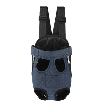 Рюкзак- кенгуру для котов и собак Lesko SY210814 Dark Blue M