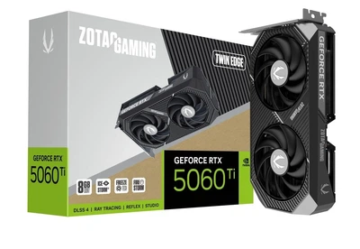 Видеокарта ZOTAC GAMING GeForce RTX 5060 Ti 8GB Twin Edge (ZT-B50610E-10M)