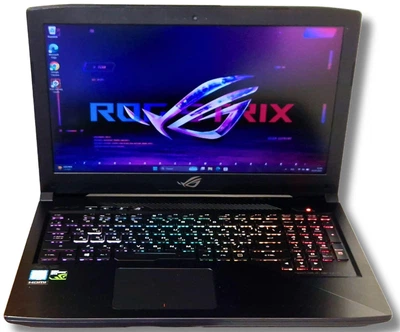 Ноутбук игровой б/у Asus ROG GL503GE 120Гц i5-8300H 4.0ГГц 16/256+1Tб GTX 1050 Ti