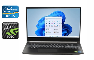 Игровой ноутбук Gateway GGNC51518 / 15.6" (1920x1080) IPS / Intel Core i5-11400H (6 (12) ядер по 2.7 - 4.5 GHz) / 16 GB DDR4 / 512 GB SSD / nVidia GeForce RTX 3050, 4 GB GDDR6, 128-bit / WebCam / Windows 11 б/у