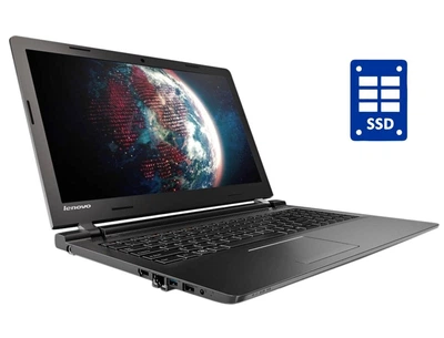 Ноутбук Б-класс Lenovo IdeaPad B50-10 / 15.6" (1366x768) TN / Intel Pentium N3540 (4 ядра по 2.16 - 2.66 GHz) / 8 GB DDR3 / 120 GB SSD / Intel HD Graphics / WebCam б/у
