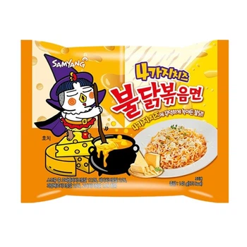 Лапша рамьйон Samyang Hot Chicken Flavor Ramen Quattro Cheese 145 грам