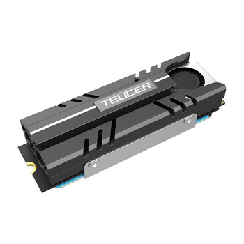 Охлаждающий радиатор TEUCER M.2 NVMe 2280 SSD Heatsink, Air Circulation Cooler с термопрокладками