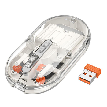 Бездротова Миша Hoco GM35 General dual-mode silent (battery version) Колір Білий