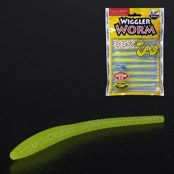 Силікон Lucky John Wiggler Worm 2.3"/101 (140153-101)